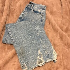 Pacsun x Playboy Distressed Blue Jeans